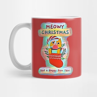 Meowy Christmas (and a Happy Purr Year) Mug